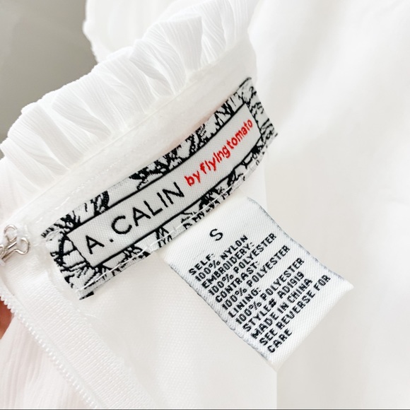 Flying Tomato White Off-Shoulder Dress - Picture 10 of 16